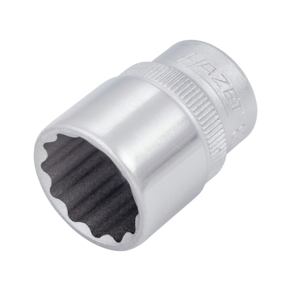 HAZET socket wrench bit double hexagon 880AZ-5/8 square 3/8 inch (10 mm) - Socket set (12-edged)
