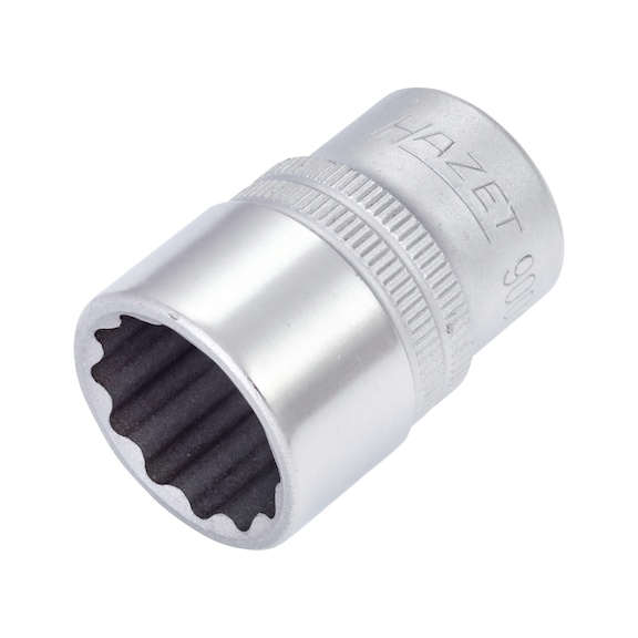 HAZET Socket wrench bit double hex 900AZ-3/4 square 1/2 inch - Socket set (12-edged)