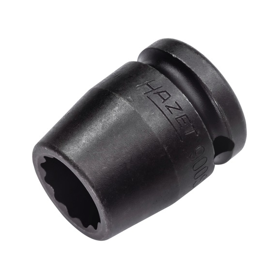 HAZET Impact wrench sockets double hexagon 900SZ-16 - Socket set (12-edged)