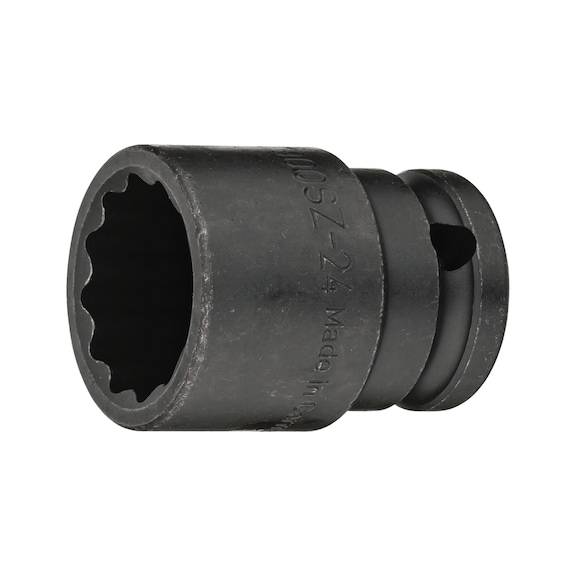 HAZET Schlagschrauber Steckschlüsseleinsatz Doppelsechskant 900SZ-24 - Steckschlüsseleinsatz (12kant)