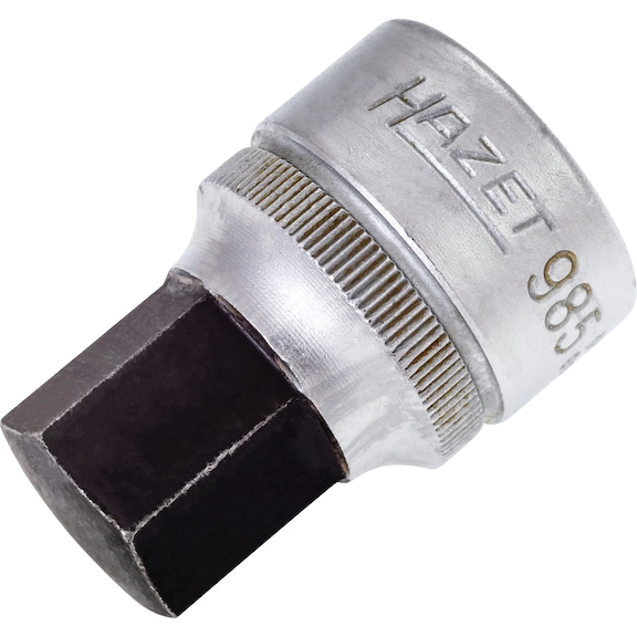 HAZET screwdriver socket 985-17 square drive 1/2 inch (12.5 mm) - Hexagon socket insert (socket wrench)
