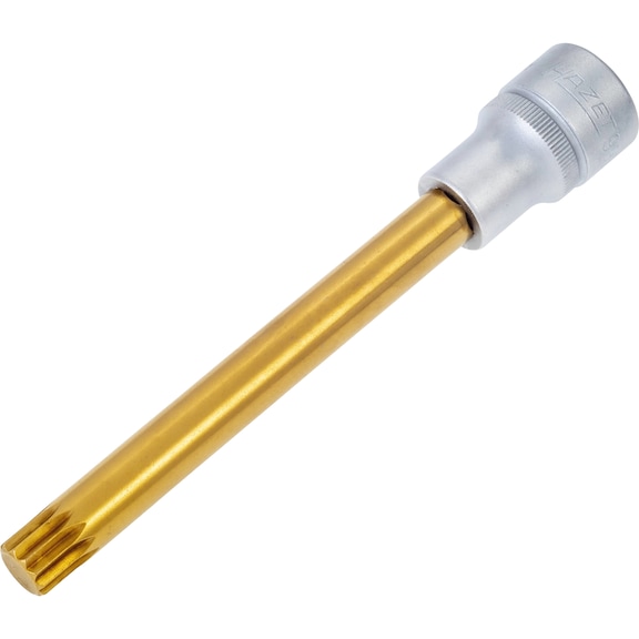 HAZET screwdriver socket 990SLG-12 square 1/2 inch - Internal multi-tooth screwdriver bit