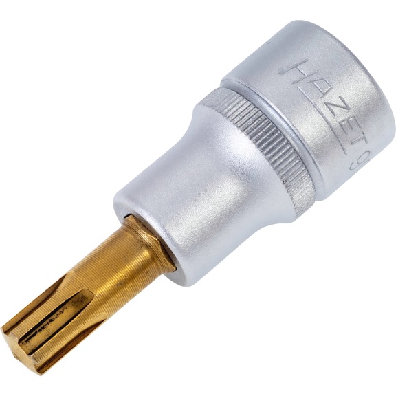 HAZET Schraubendreher-Steckschlüsseleinsatz 991-9 Vierkant 1/2 Zoll (12,5 mm) - Schraubendrehereinsatz