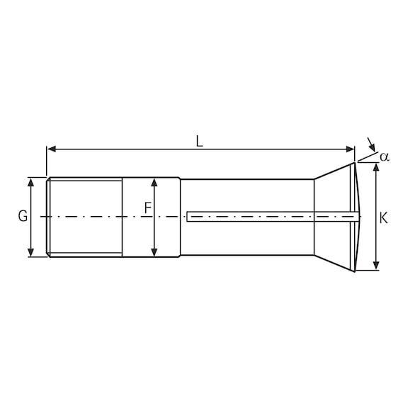 draw-in collet chuck 386E (K32) DIN 6341 round 12.0 mm smooth - draw-in collet chuck DIN 6341 386E