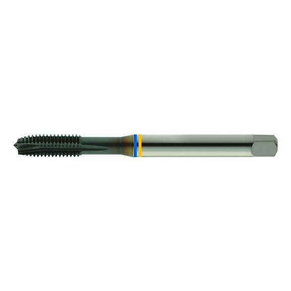 Through hole screw tap M uni DIN 376 shape C 2.5xD PM-TiCN M16 - Through-bore screw tap