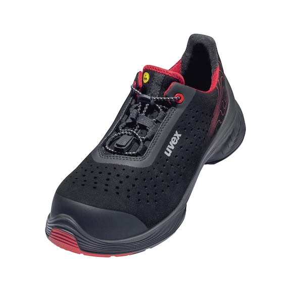UVEX Sicherheitshalbschuh G2 68372 schwarz/rot S1PL W11 Gr.35 - Sicherheits-Halbschuh