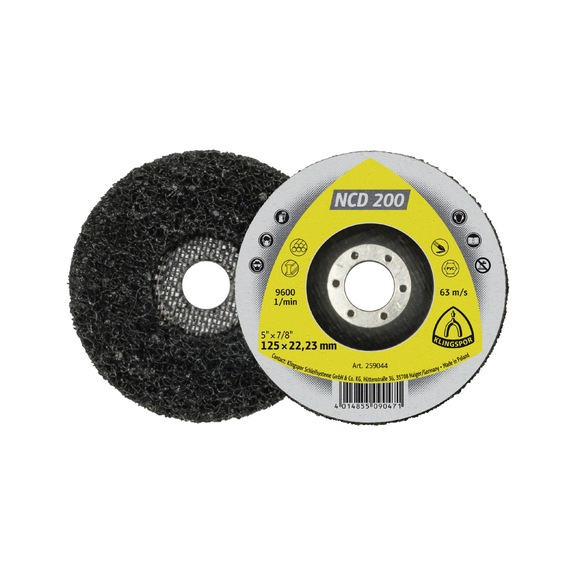 KLINGSPOR cleaning wheel 115x22.23 mm silicon carbide straight 259043 - Cleaning disk