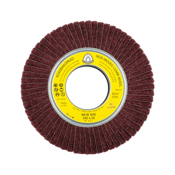 KLINGSPOR Vliesmopräder Kombination 165x50x43,1 mm Korn 180 Very Fine 258912 - Vliesmopräder