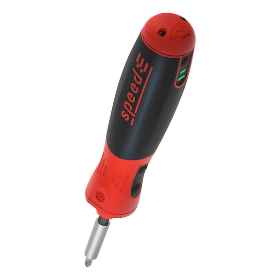 WIHA e-screwdriver speedE PocketDrive with bit box and pouch
