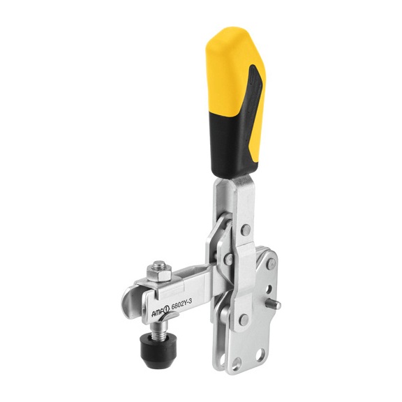 AMF Vertical clamp with yellow handle 6802Y-4 Number 557021 - Vertical clamp