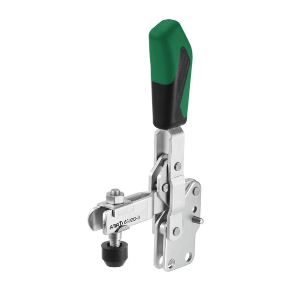 AMF Vertical clamp with green handle 6802G-4 Number 557475 - Vertical clamp
