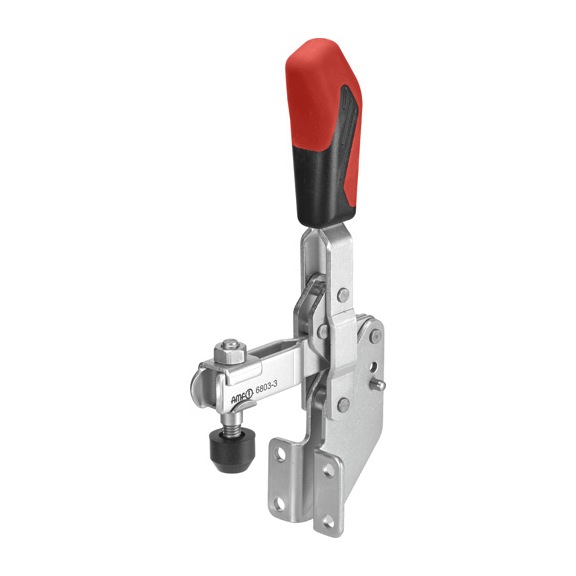 AMF vertical clamp with red handle 6803-4 number 90340 - Vertical clamp