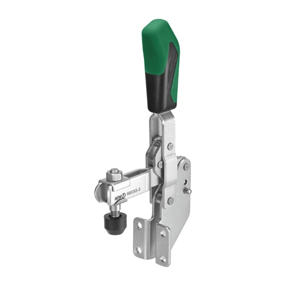 AMF Vertical clamp with green handle 6803G-1 Number 557479 - Vertical clamp