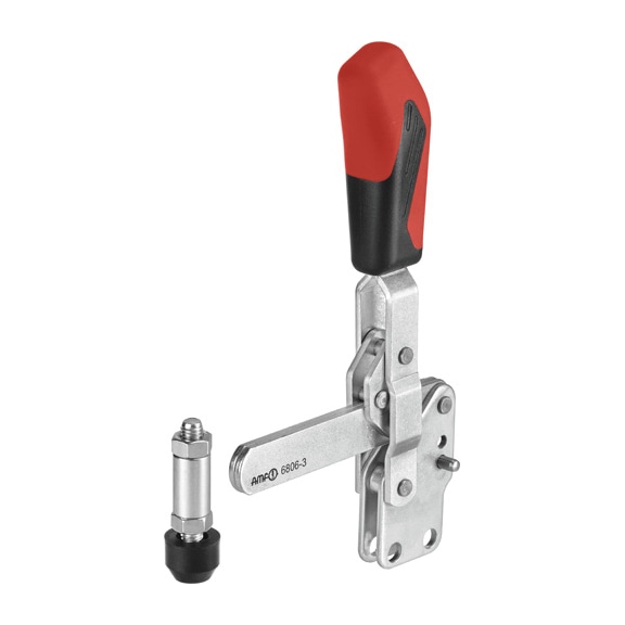 AMF Vertical clamp with red handle 6806-4 Number 90563 - Vertical clamp