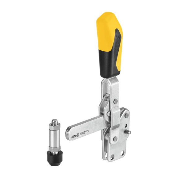 AMF Vertical clamp with yellow handle 6806Y-3 Number 557032 - Vertical clamp