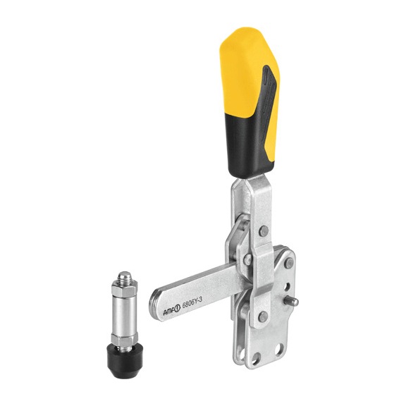 AMF Vertical clamp with yellow handle 6806Y-6 Number 557035 - Vertical clamp