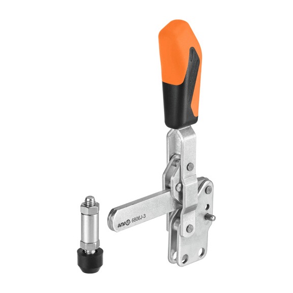 AMF Vertical clamp with orange handle 6806J-6 Number 557329 - Vertical clamp