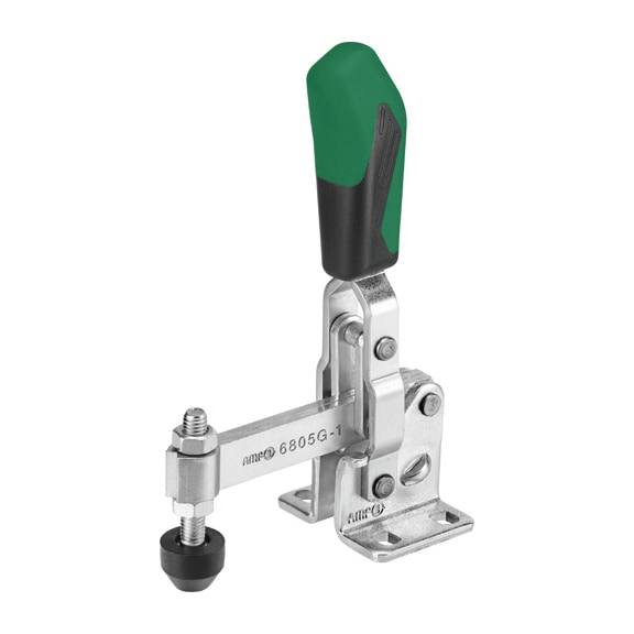 AMF Senkrechtspanner mit grünem Handgriff 6805G-1 Nummer 557491 - Senkrechtspanner