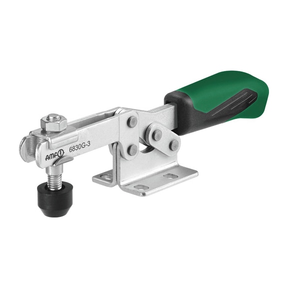 AMF Horizontal clamp with green handle 6830G-1 Number 557493 - Horizontal clamp