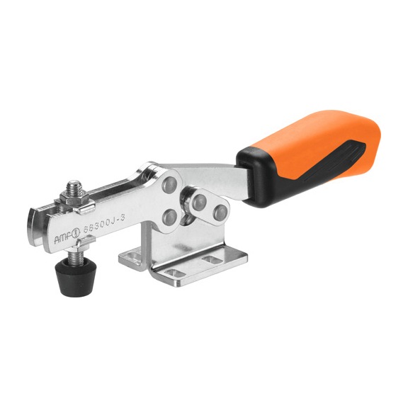 AMF Horizontal clamp plus with orange handle 68300J-4 Number 557339 - Horizontal clamp