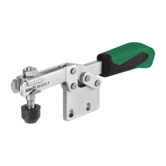AMF Horizontal clamp with green handle 6832G-3 Number 557504 - Horizontal clamp