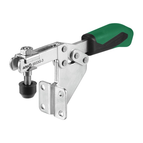 AMF Horizontal clamp with green handle 6833G-3 Number 557513 - Horizontal clamp
