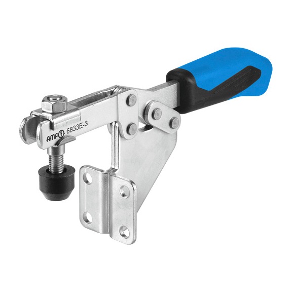 AMF Horizontal clamp with blue handle 6833E-4 Number 557685 - Horizontal clamp
