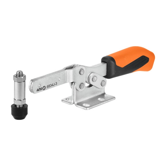 AMF Horizontal clamp with orange handle 6834J-5 Number 557349 - Horizontal clamp