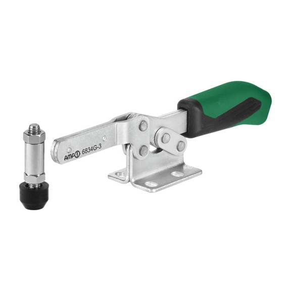 AMF Horizontal clamp with green handle 6834G-5 Number 557510 - Horizontal clamp