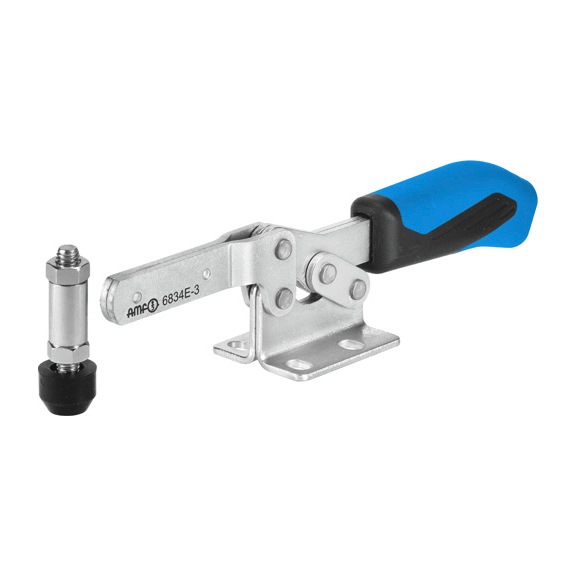 AMF Horizontal clamp with blue handle 6834E-3 Number 557679 - Horizontal clamp