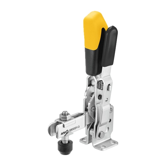 AMF vertical clamp with yellow handle 6800SY-3 Number 557180 - Vertical clamp