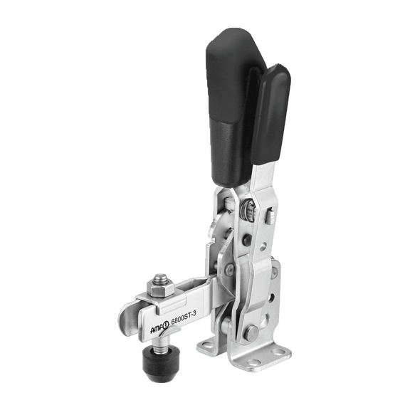 AMF vertical clamp with black handle 6800ST-2 Number 558129 - Vertical clamp