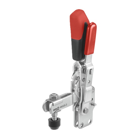 AMF Senkrechtspanner mit rotem Handgriff und 6802S-2 Nummer 90209 - Senkrechtspanner