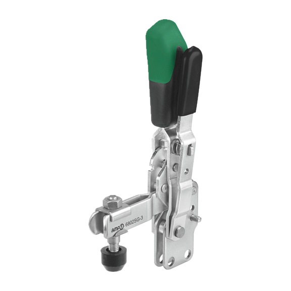 AMF Vertical clamp with green handle 6802SG-3 Number 557573 - Vertical clamp