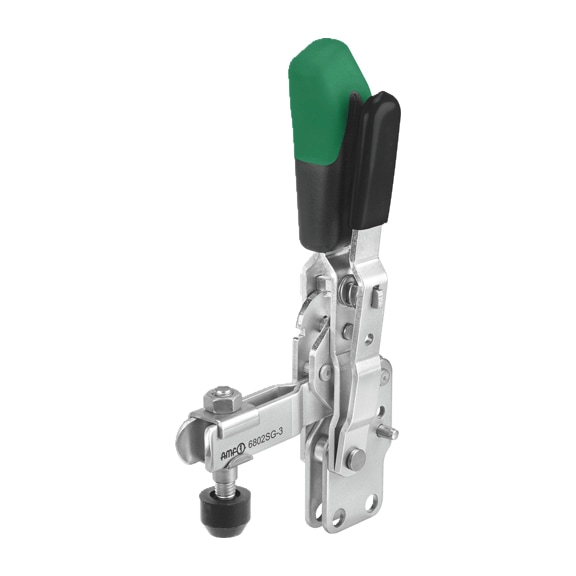 AMF Vertical clamp with green handle 6802SG-4 Number 557574 - Vertical clamp