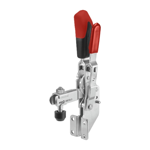 AMF Vertical clamp with red handle and 6803S-2 Number 90357 - Vertical clamp