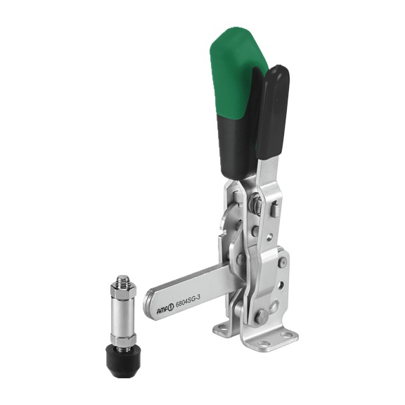 AMF Vertical clamp with green handle 6804SG-3 Number 557578 - Vertical clamp