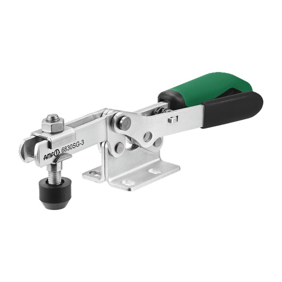 AMF Horizontal clamp with green handle 6830SG-4 Number 557580 - Horizontal clamp