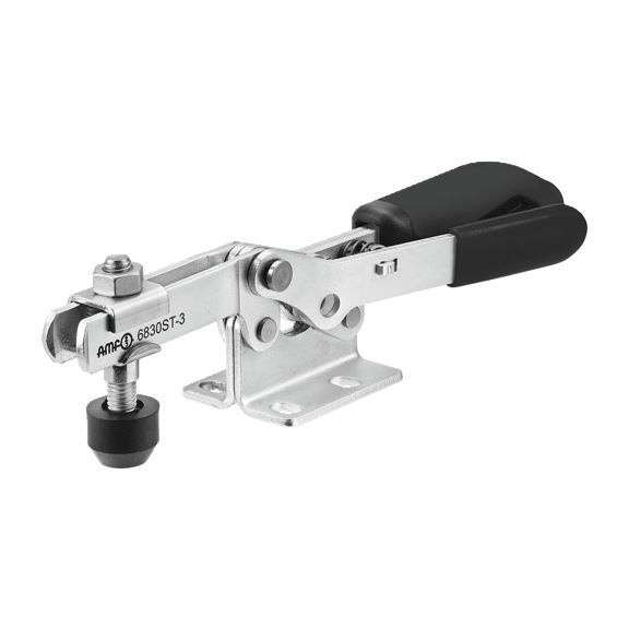AMF Horizontal clamp with black handle 6830ST-3 Number 558156 - Horizontal clamp