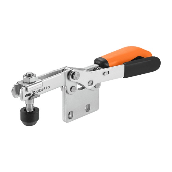 AMF Horizontal clamp handle orange 6832SJ-4 Number 557430 - Horizontal clamp