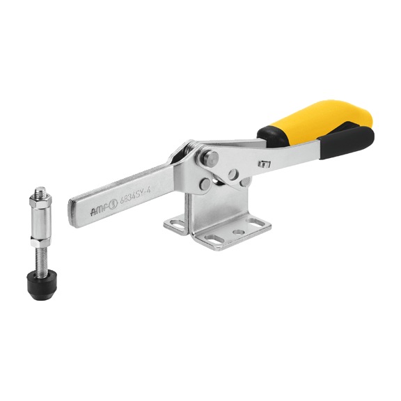 AMF Waagrechtspanner mit gelbem Handgriff 6834SY-4 Nummer 557211 - Waagerechtspanner