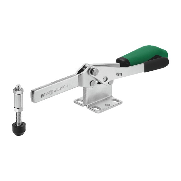 AMF Horizontal clamp with green handle 6834SG-4 Number 557583 - Horizontal clamp