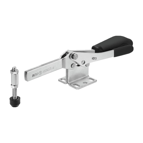 AMF Horizontal clamp with black handle 6834ST-4 Number 558160 - Horizontal clamp