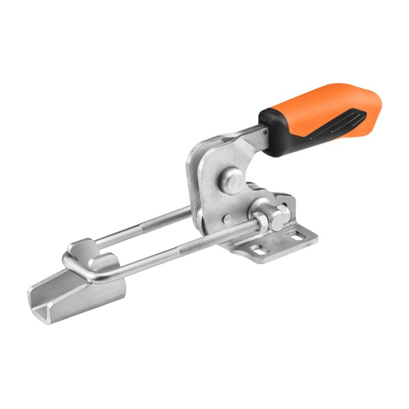 AMF Closing clamp horizontal handle orange 6848HSJ-4 Number 557432 - Locking clamps