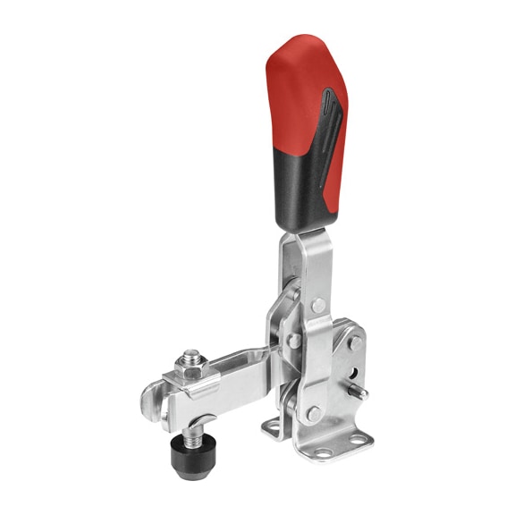 AMF Vertical clamp with red handle 6800NI-4 Number 95083 - Vertical clamp