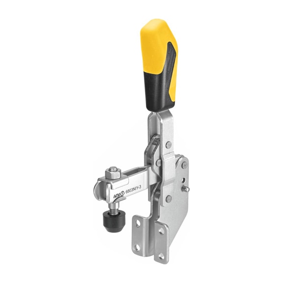AMF Vertical clamp with yellow handle 6803NIY-2 Number 557273 - Vertical clamp