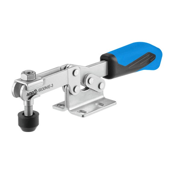 AMF Horizontal clamp with blue handle 6830NIE-0 Number 557760 - Horizontal clamp