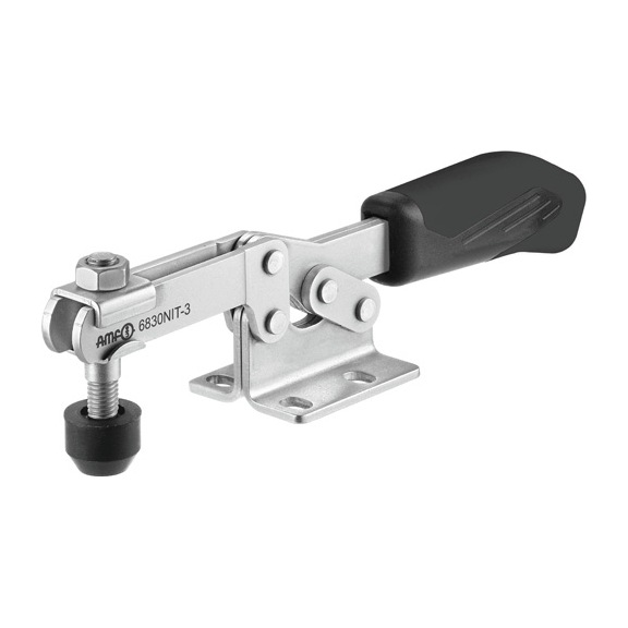 AMF Horizontal clamp with black handle 6830NIT-0 Number 558170 - Horizontal clamp