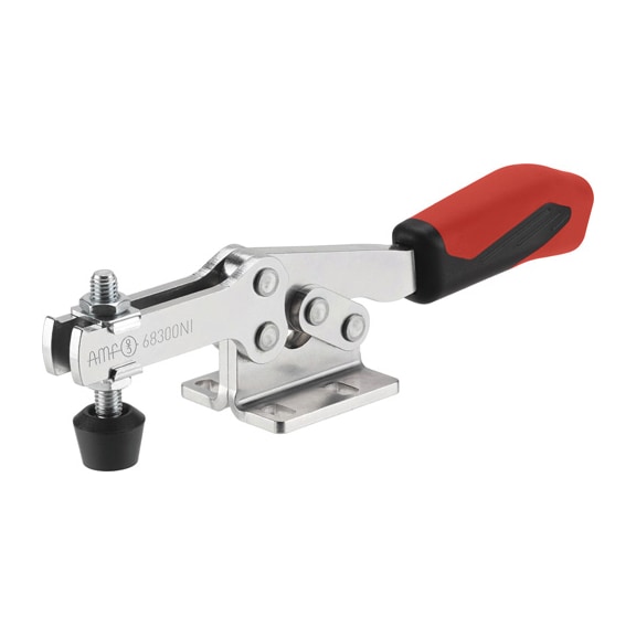 AMF Horizontal clamp plus with red handle 68300NI-4 Number 555176 - Horizontal clamp