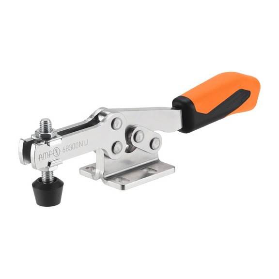 AMF Horizontal clamp plus with orange handle 68300NIJ-4 Number 557445 - Horizontal clamp
